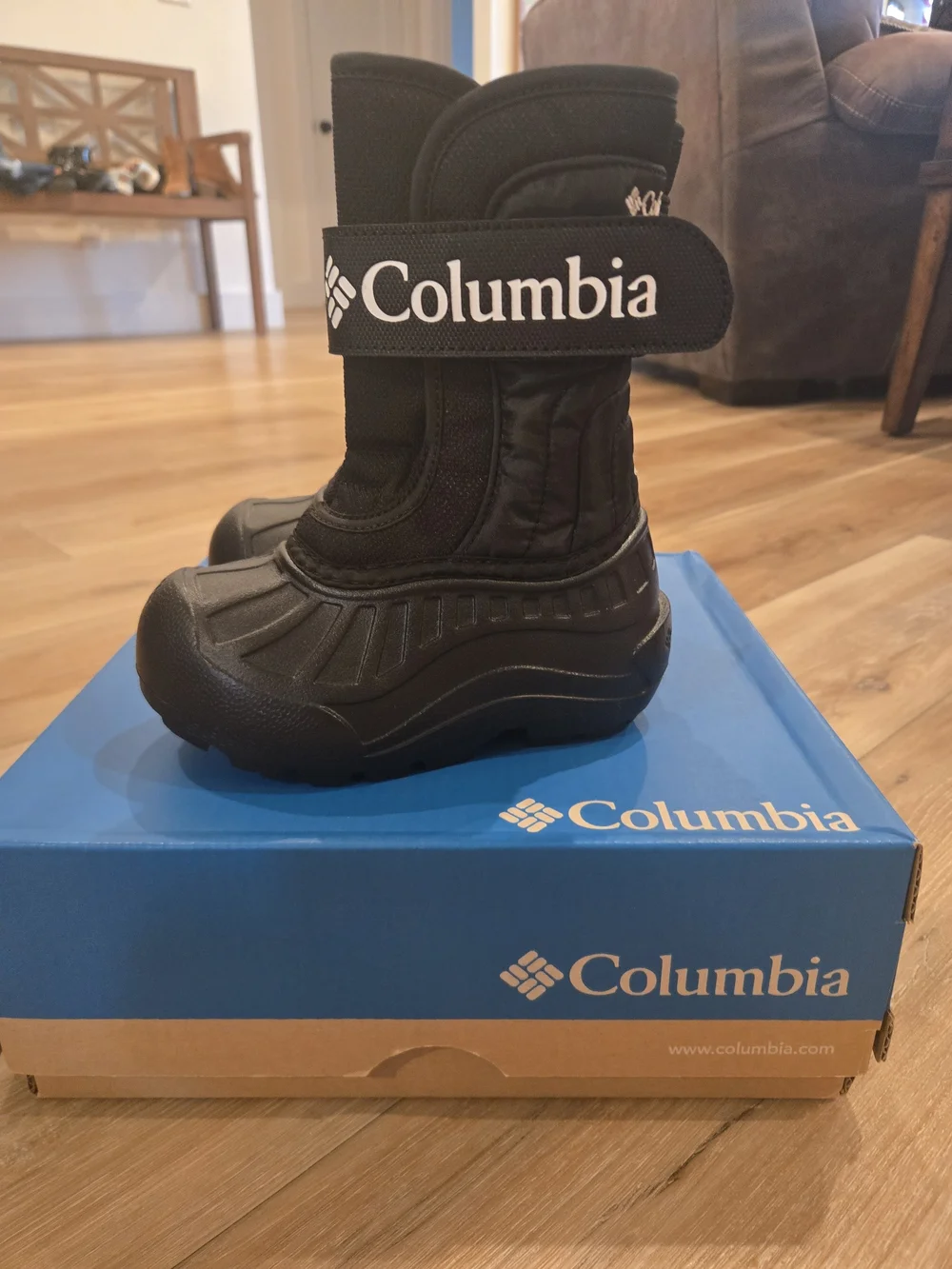 Columbia Kids' Black Waterproof Snow Boot